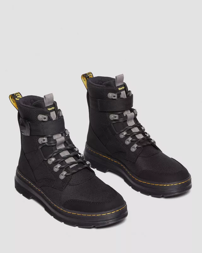 Dr Martens Combs Tech II Faux Fleece Lined Casual Black