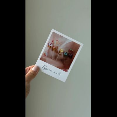 Открытка (полароид) &quot;Будь счастлива&quot;