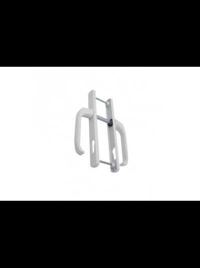 Нажимной гарнитур (85-35 , 2 болта ) для дверного профиля  (входная дверь ) Белый