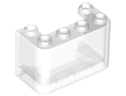 Windscreen 2 x 4 x 2 Vertical, Trans-Clear (4594 / 4620810 / 6240532)