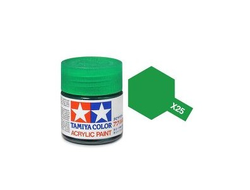 Tamiya: Краска акриловая X-25 "Clear Green"