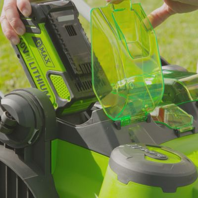 Аккумуляторная газонокосилка Greenworks G40LM49DB TwinForce