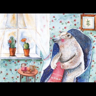 D0508 Медведица со спицами