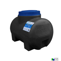 Емкость 100 литров горизонтальная  черная