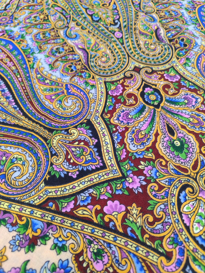 Павловопосадский платок Знойный ветер 1888-11