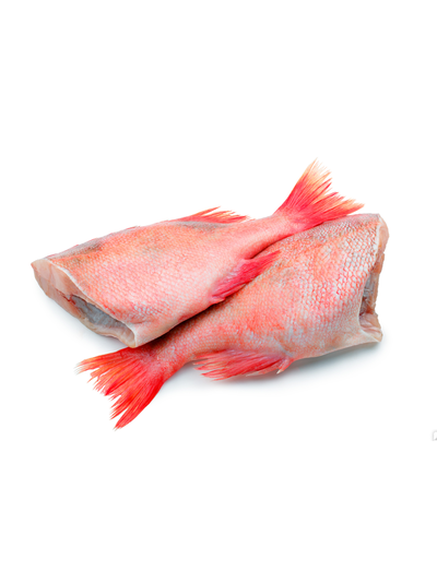 ОКУНЬ морской ТУШКА штучной заморозки свежемороженый, без головы.