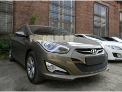 Защита радиатора Hyundai I40 2012-2015 black PREMIUM