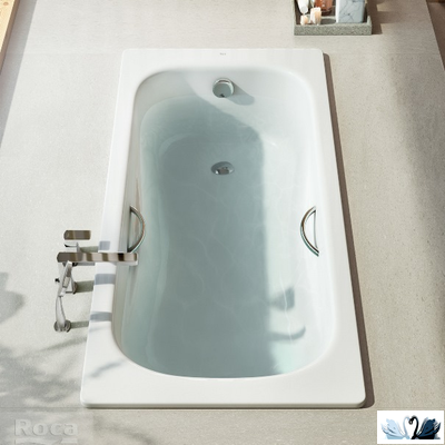 Ванна Roca Princess 170 х 70 см 2209E0000, стальная, толщина стали 2,4 мм