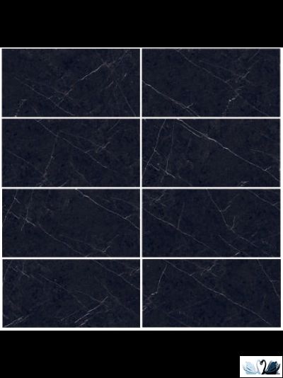 Керамогранит Eurotile Pietra Negro High Glossy 60x120 см черный
