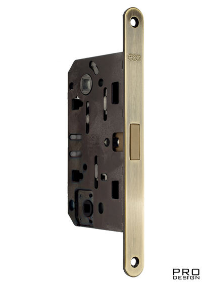 Магнитный сантехнический замок AGB Mediana Polaris WC под завертку Античная бронза