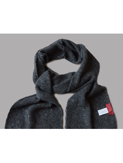 Итальянский зимний шарф вязаный зимний с пайетками Визио