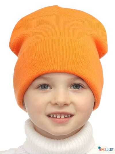Шапка 22202-01 оранжевый 48-52