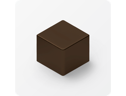 П-образный алюминиевый профиль 10х10 мм. NEEXY PV83-47 MBR-D Темная бронза матовая 2.7 м.