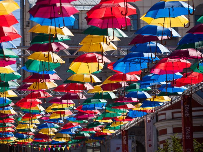 Парящие зонтики в СПб | zontok.ru