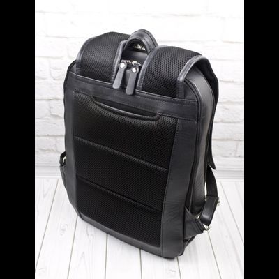 Кожаный рюкзак Roverano black (арт. 3110-01)