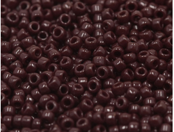 Toho 15/0 0046 Opaque Oxblood / Непрозрачный красно-коричневый