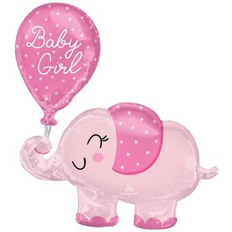 Слоник розовый BABY GIRL