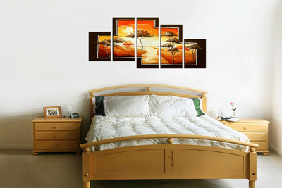 Модульная картина "Дорога к солнцу"