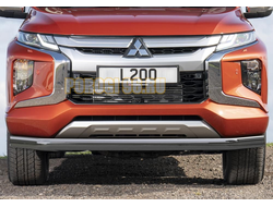 Защита переднего бампера d76 для Mitsubishi L-200 (2019-...)