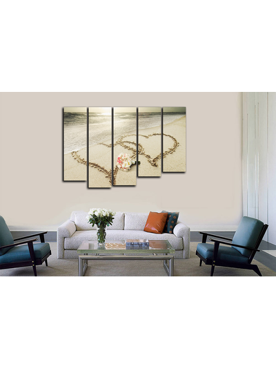 Модульная картина "Любовь на берегу"