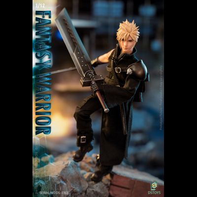 Клауд Страйф (Final Fantasy VII Remake) - КОЛЛЕКЦИОННАЯ ФИГУРКА 1/12 Fantasy Warrior Cloud Piece (DS-2301) - DSTOYS