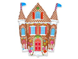 Фольгированный шар "Пряничный домик"