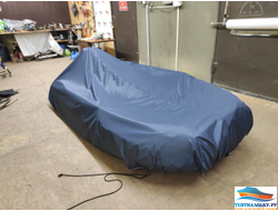 Тент стояночный  на лодку ПВХ - 300 - 320 - 340  для укрытия лодки от дождя пыли и росы (зак.3890)