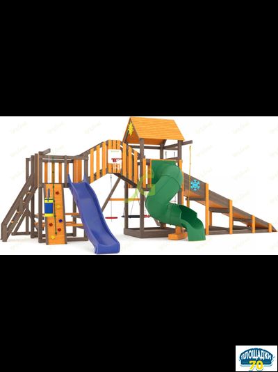 Всесезонная площадка IgraGrad С Мостик 1 с трубой SF2