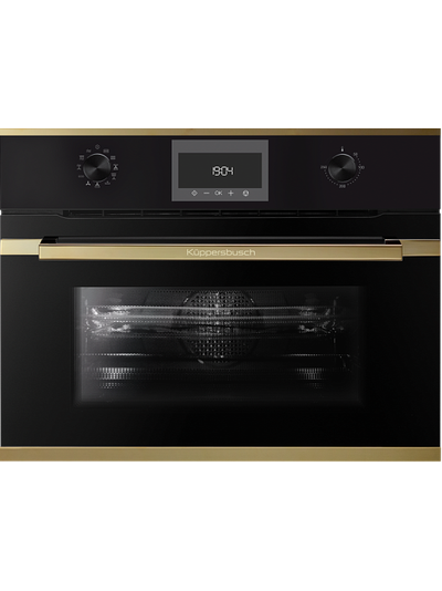 Компактный духовой шкаф с микроволнами Kuppersbusch CBM 6330.0 S4 Gold