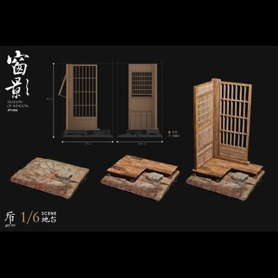 Диорама "Фрагмент японского дома" - КОЛЛЕКЦИОННАЯ ДИОРАМА 1/6 Shadow of window (JPT-006) - JPT Design ? POP COSTUME
