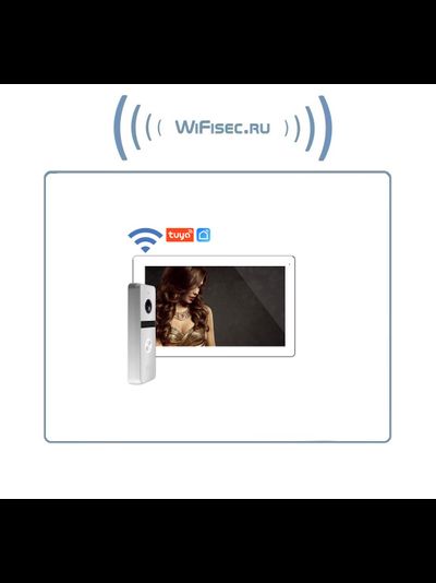 FREEDOM 10 FHD WIFI KIT - комплект из 10&quot; сенсорного Full HD WIFI монитора и вызывной панели, с DVR (Tuya/Smart Life)