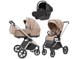 Коляска 3в1 Carrello Ultra Floral Beige 2025 (Nova)