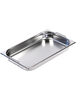 Гастроёмкость с ручками, 1/1-40, нержавеющая сталь