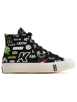 Кеды Converse Kith x Chuck Taylor 70 черные высокие