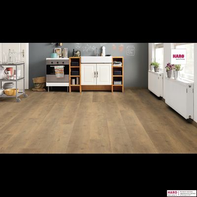 Ламинат Haro Tritty 100 Gran Via Дуб Бергамо Натур 538766 33 класс толщина 8 мм с фаской 2.13 м2