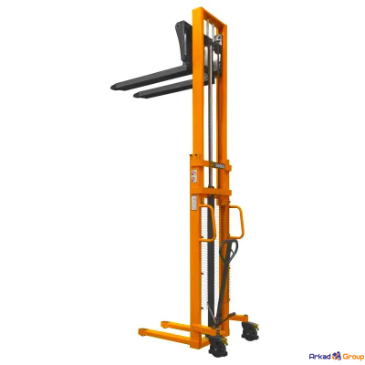 Ручной гидравлический штабелер SDJ 1530 (г/п 1.5 т, 3 м, раздвижные вилы 310-710 мм) SMART