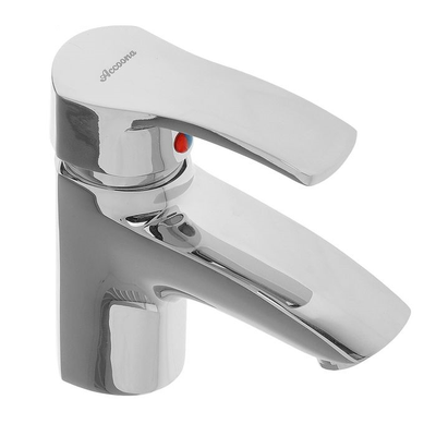 Смеситель для раковины однорычажный, Латунь, Хром, Accoona A9003