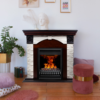 камин Dublin Lux AO с очагом 3D Oregan