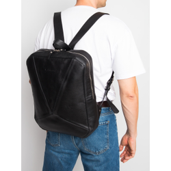 Кожаный рюкзак Lanciano Premium black (арт. 3066-51)