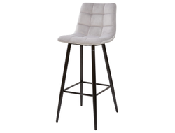 Барный стул LECCO UF910-02 LIGHT GREY, велюр М-City