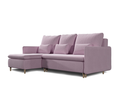 Диван-кровать Fresh, коллекция Фреш, левый фиолетовый