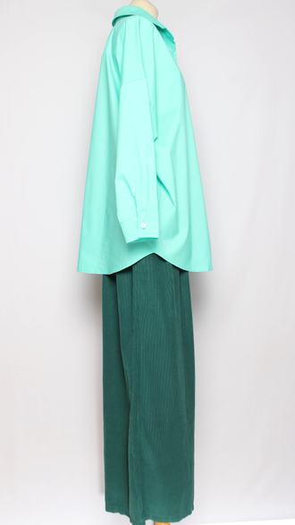 РУБАШКА "КЛАССИКА без Кармана" бирюзовая р.50-60