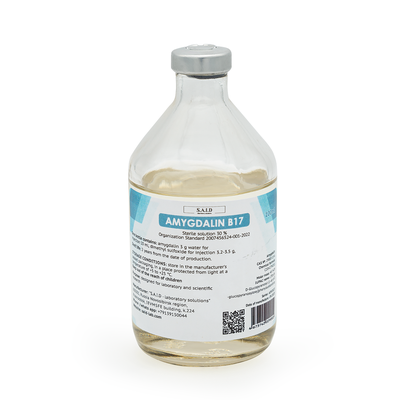 AMYGDALIN B17 STERILE SOLUTION 30% (VITAMIN B17) 100 ML - 1 PC.
