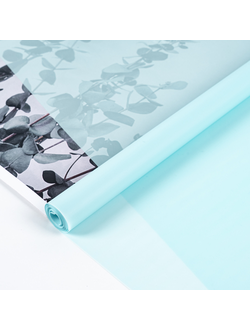 Пленка "Лак Pastel" 59см 180гр Небесно-голубой (пр-во Россия) ПЭ01/11