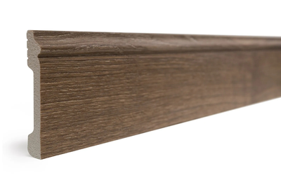 Напольный плинтус Decor-Dizayn 005-92SH, влагостойкий, ударопрочный, 2,4 метра