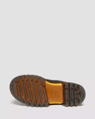Dr Martens Audrick Contrast Sole Leather Platform Chelsea Boots