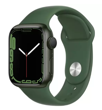 Apple Watch Series 7, 41mm, Green, Clover Sport Band