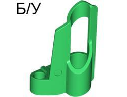 ! Б/У - Technic, Panel Fairing # 6 Small Short, Large Hole, Side B, Green (32528 / 4143149) - Б/У
