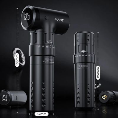 Беспроводной Mast Flip Pro Tattoo Pen с 7 эксцентриками