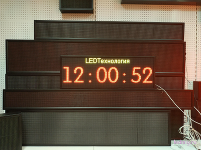 Офисные часы-[88:88:88]-Т-350х990мм